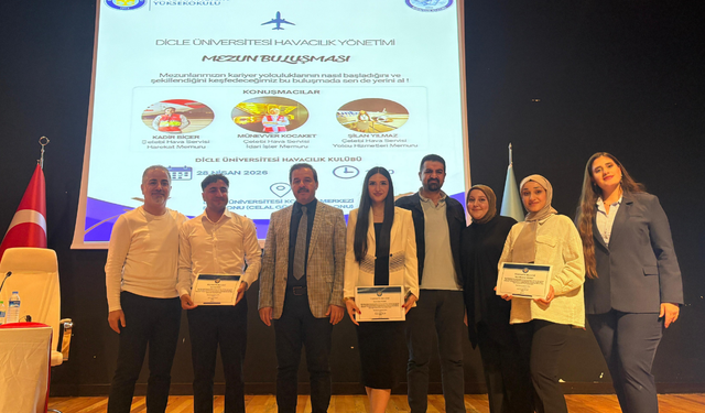 Diyarbakır’da Havacılık Yönetimi mezun buluşması gerçekleşti