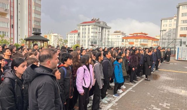 Saldırı sonrası ilk ders zili