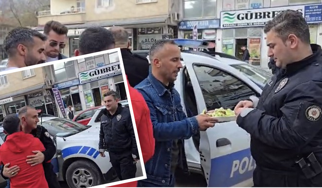 Diyarbakır'da polisleri şaşırtan jest