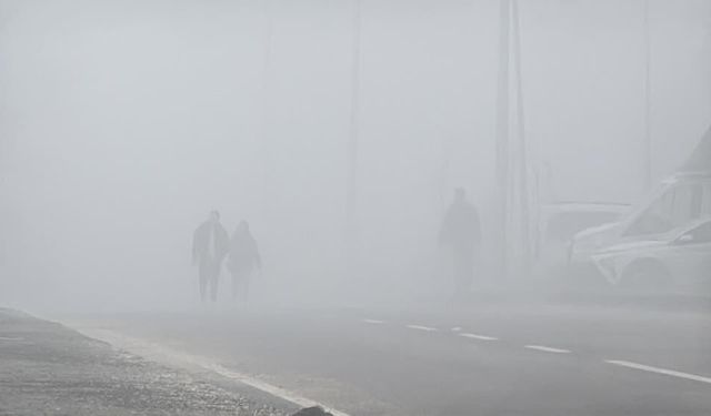 Diyarbakır'da sis etkili oldu: Görüş mesafesi 20 metreye düştü