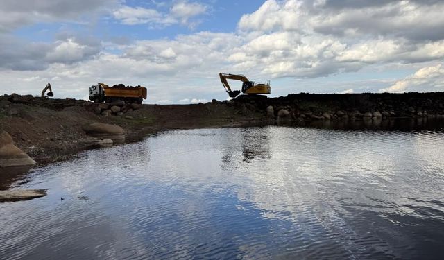Diyarbakır’da sulama göleti inşaatı tamamlandı, mahalle sulara kavuştu