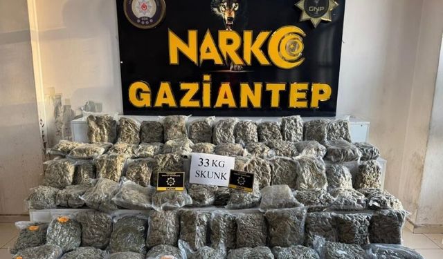 Gaziantep'te uyuşturucu operasyonu