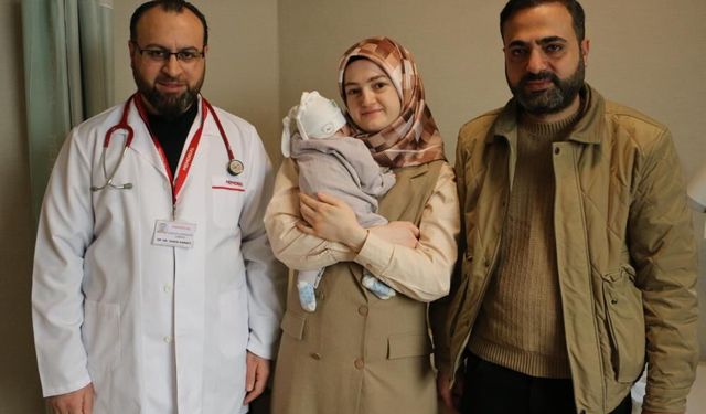 Yemek borusu kapalı doğan bebek, Diyarbakır’da sağlığına kavuştu