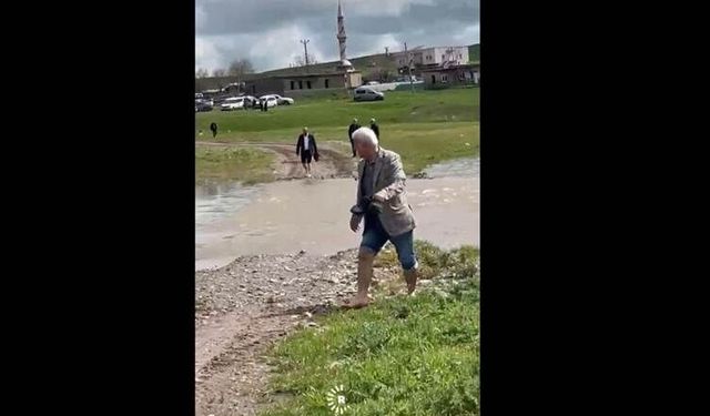 Diyarbakır’da mezarlık yolu skandalı: Cenazeler suda zorla ulaştırılıyor