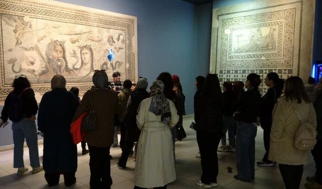 Zeugma Mozaik Müzesi’ne ziyaretçi akını