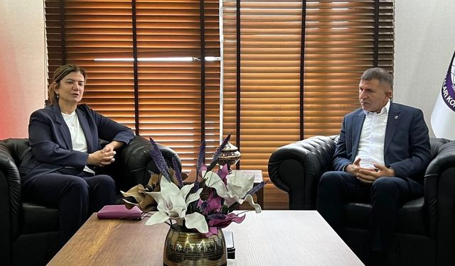 AK Partili Ataman’dan Sumud Filosu Aktivisti Tekdemir’e ziyaret