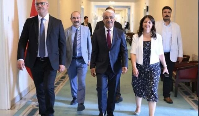 İmralı Heyeti, Cumhurbaşkanı Yardımcısı Yılmaz ile bir araya geldi