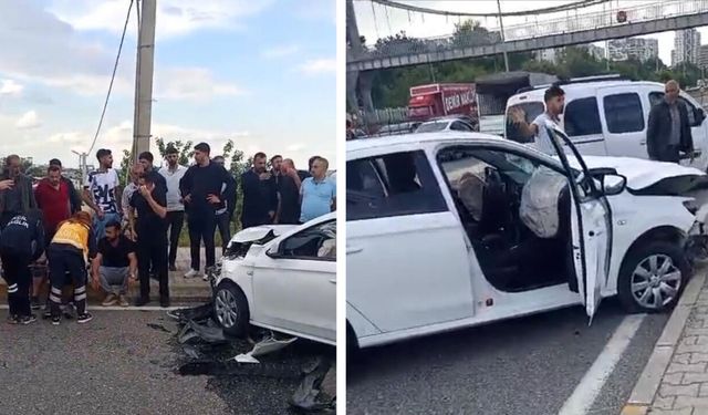 Diyarbakır’daki ‘Ölüm Kavşağı’nda yine kaza; 4 yaralı!