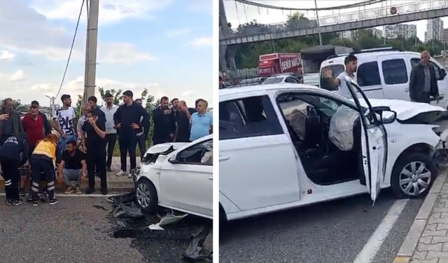 Diyarbakır’daki ‘Ölüm Kavşağı’nda yine kaza; 4 yaralı!