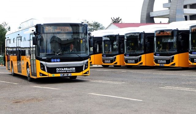 Diyarbakır’da bayramda toplu ulaşım ücretsiz