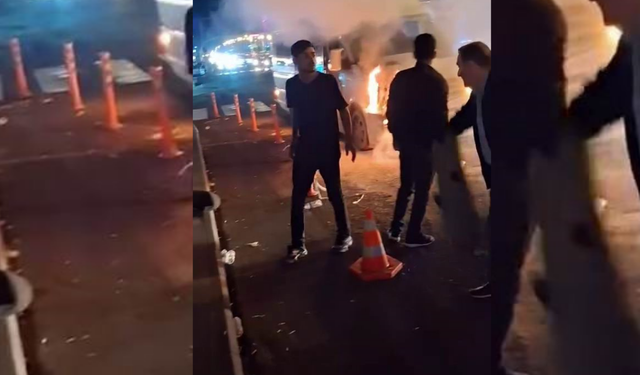 Diyarbakır’da şehir içi minibüsünde yangın