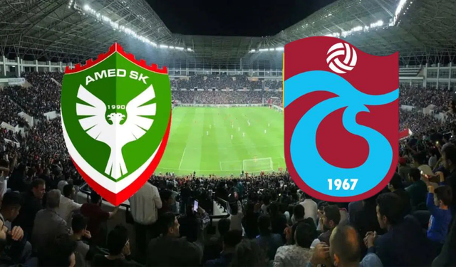 Amedspor kombinede Trabzonspor'u üçe katladı