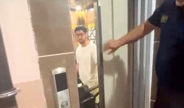 Sınava gitmek isterken asansörde mahsur kaldı