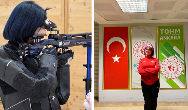 Dicle Üniversitesi öğrencisi atıcılıkta tarih yazdı