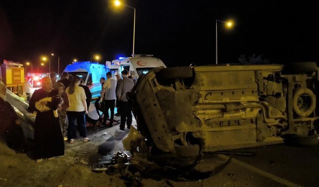 Batman'da düğün dönüşü kaza: Yaralılar var