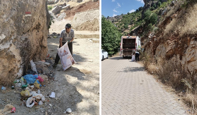 Diyarbakır’da piknikçilerin bıraktığı çöpler temizlendi