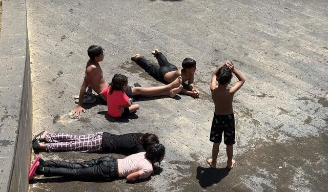 Kavurucu sıcaklar Diyarbakır’ı etkisi altına aldı