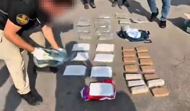Doktor 28 kilo uyuşturucuyla yakalandı