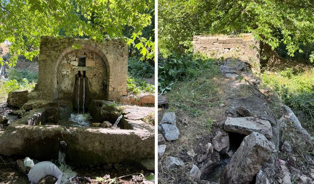 Diyarbakır Ergani’de 700 yıllık tarihi çeşme yok oluyor: Köylüler restorasyon istiyor