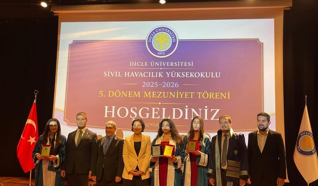 Dicle Üniversitesi’nde mezuniyet heyecanı