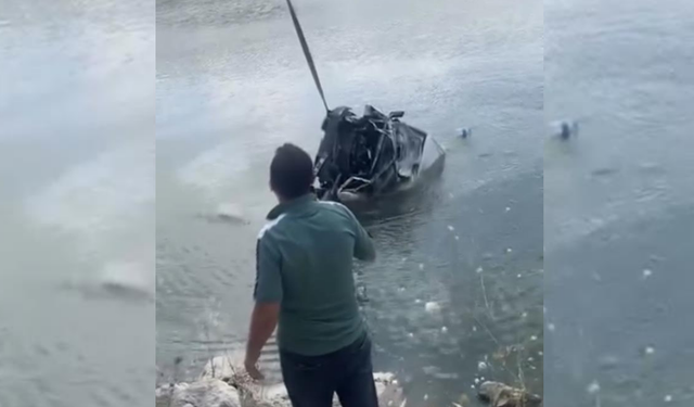 Diyarbakır'da minibüs baraj göletine düştü!