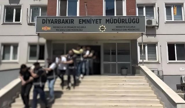 Diyarbakır'da organize suç örgütü çökertildi! 40 gözaltı