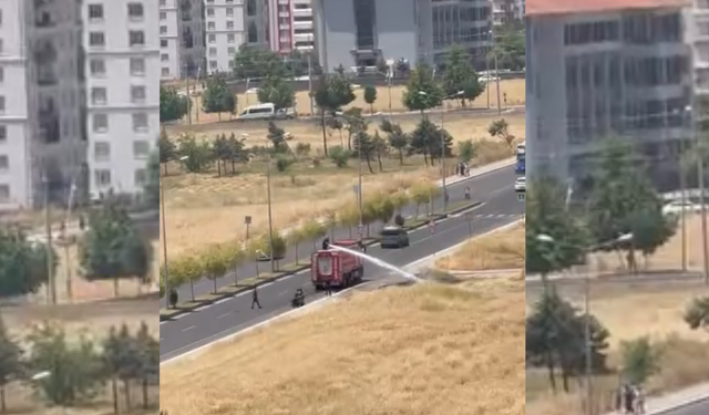 Diyarbakır’da korkutan anız yangını! İtfaiye facianın önüne geçti