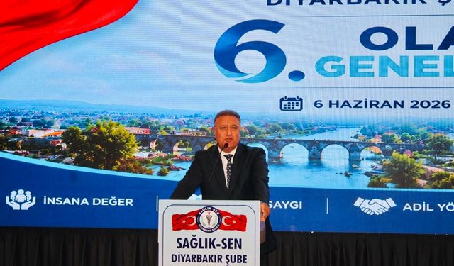 Sağlık-Sen Diyarbakır’da güven tazeledi: Ensarioğlu yeniden başkan