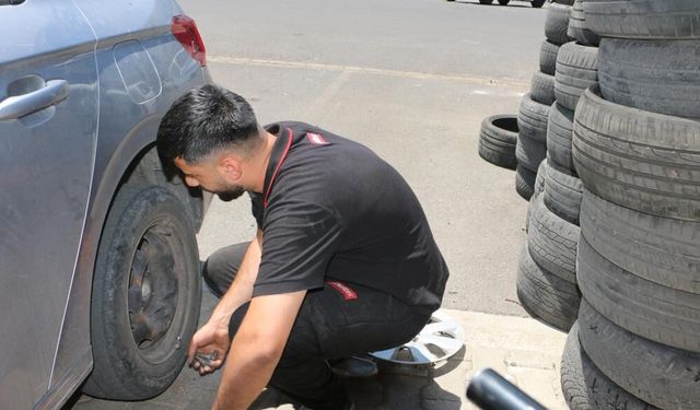 Diyarbakır’daki ustalardan yaz lastiği uyarısı