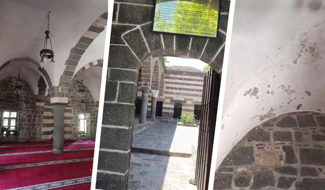 Diyarbakır’daki tarihi cami tehlikede