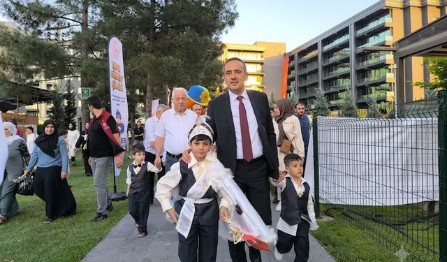 Diyarbakır'da çocuklar için sünnet şöleni