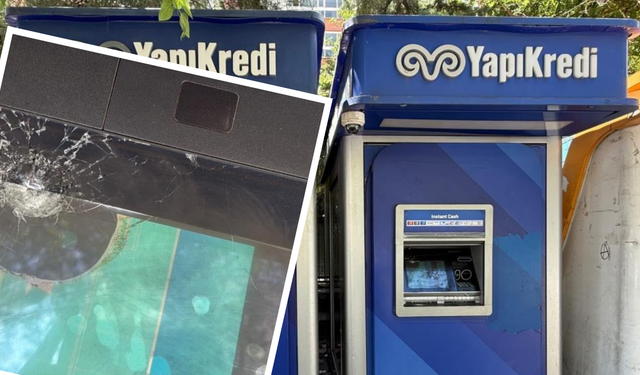 Diyarbakır'da Koç’ait bankanın ATM'si kurşunlandı