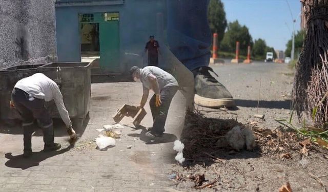 Diyarbakır’da 45 derecede alın teri: Bağlar'ın görünmeyen kahramanları sokakta