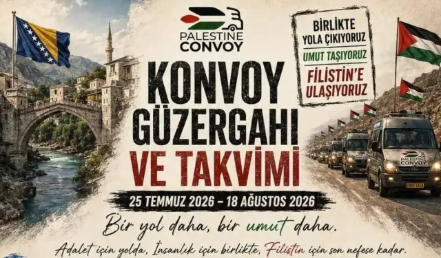 Filistin Konvoyu 8 Ağustos'ta Diyarbakır'da