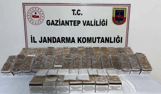 Gaziantep’te kaçakçılar yakayı ele verdi