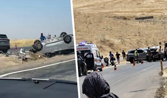Diyarbakır'da kontrolden çıkan araçlar çarpıştı: Çok sayıda yaralı
