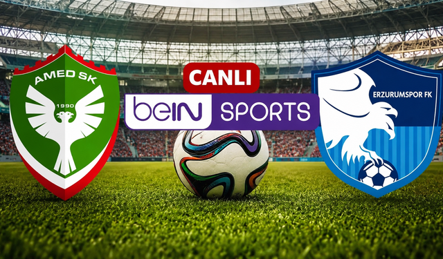 Amedspor-Erzurumspor maçının canlı yayın kanalı belli oldu