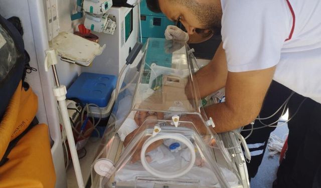 4 aylık bebeğin imdadına uçak ambulans yetişti