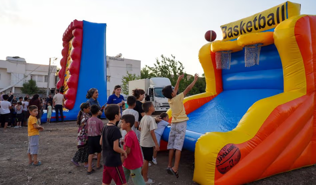 Diyarbakır’da çocuklar sporla buluştu