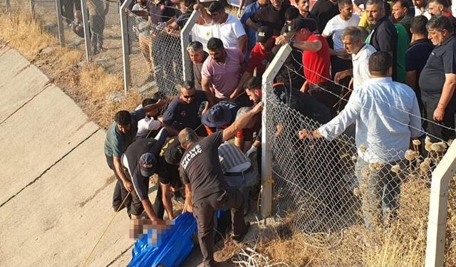 Diyarbakır’da sulama kanalına giren gençten acı haber