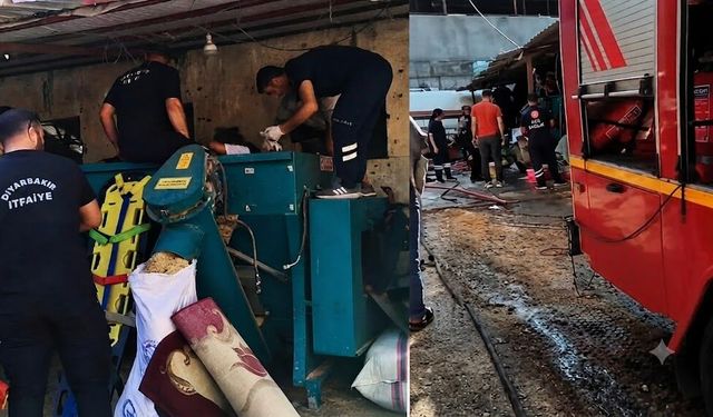 Diyarbakır'da facia: Yem makinesine kapılan işçi ağır yaralandı