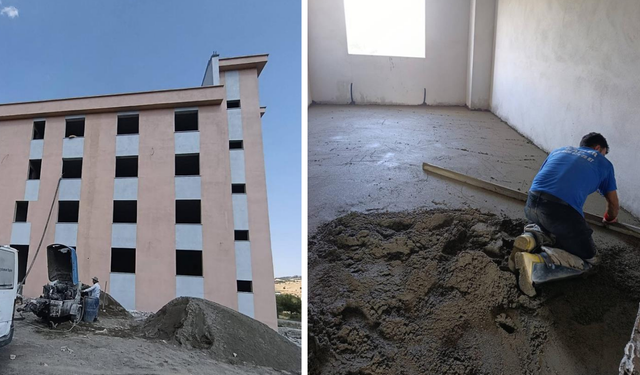 Diyarbakır’da köylüler Kur’an kursunun işçiliğini ücretsiz yaptı