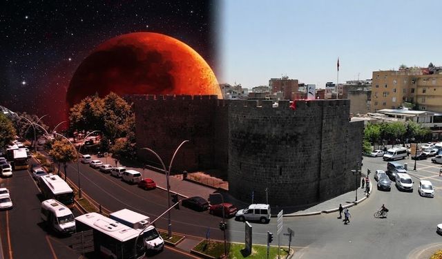 Diyarbakır’da ‘Kanlı Ay’ heyecanı: Gökyüzünde 13 dakikalık görsel şölen