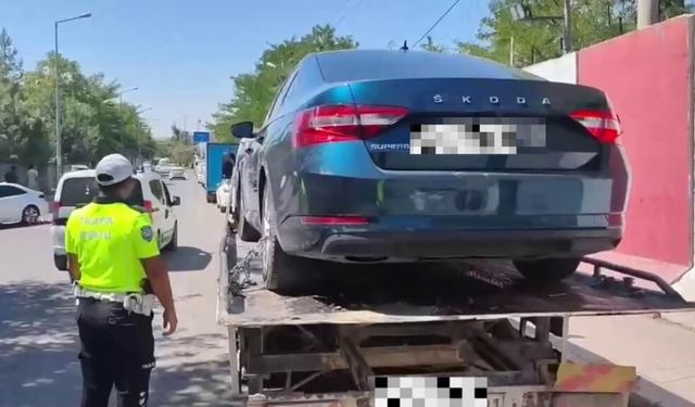 Diyarbakır’da makas atan sürücüye ağır yaptırım