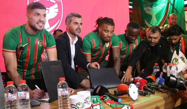 Amedspor’da 5 yeni transfer için imza şov!