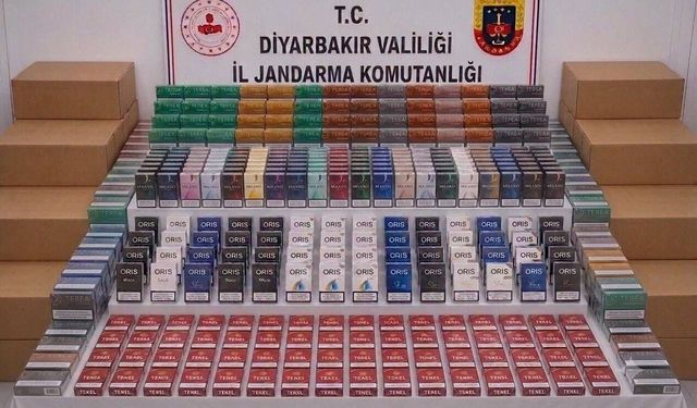 Diyarbakır'da tonlarca kaçak et ve binlerce kaçak ürün ele geçirildi