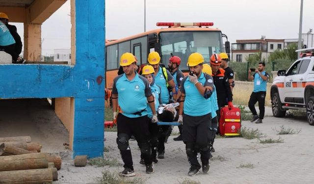 Adıyaman’da gerçek gibi deprem tatbikatı