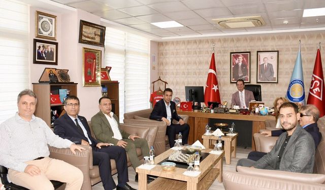 AK Parti İl Başkanından Rektör Eronat'a ziyaret