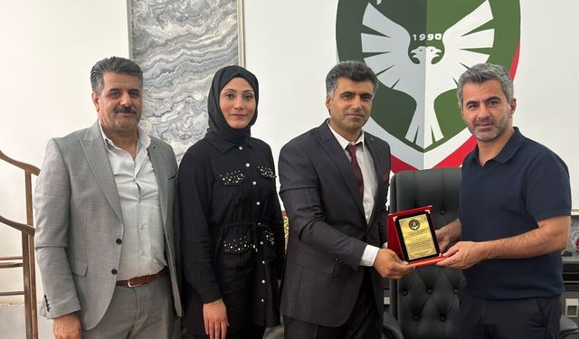 Güvenlik Koruma-İş Sendikası’ndan Amedspor’a ziyaret