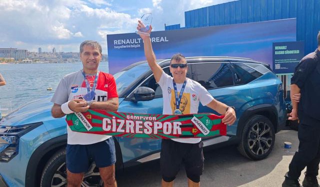 Cizreli sporcu yüzlerce sporcuyu geride bıraktı